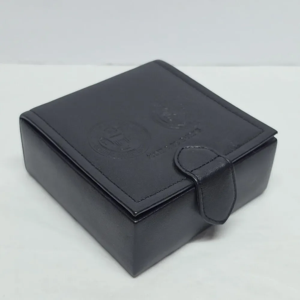 Chicago And Illinois Seal Anne & Ed Burke Alderman & Judge Leather Jewelry Box